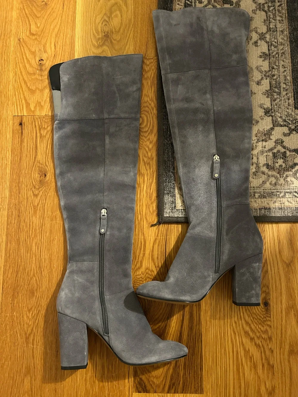 Avec Les Filles Knee High Heeled Boots